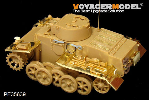 Voyager Model PE35639 1/35 WWII German Panzer I Ausf. F (Late Production) Photo-Etched Set (for Bronco CB350143)