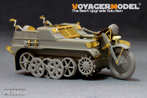 Voyager Model PE35650 1/35 WWII German Sd.Kfz.2 Kettenkrad Photo-Etched Set (for Dragon 6114)