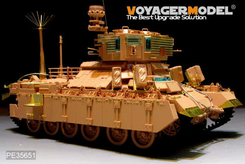 Voyager Model PE35651 1/35 Israel Nagmachon "Doghouse" APC Early-Type Conversion Basic Photo-Etched Set (for Tiger Model 4616)