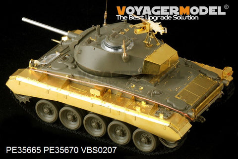Voyager Model PE35665 1/35 US M24 Chaffee (Korean War Ver.) Basic Photo-Etched Set (for AFV35209)