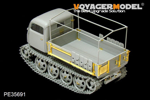 Voyager Model PE35691 1/35 WWII German RSO/01 Type 470 Photo-Etched Set (for Dragon 6691)