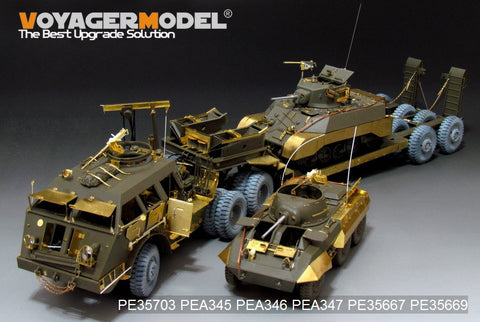 Voyager Model PE35703 1/35 WWII US M25 Dragon Wagon Tank Transporter Photo-Etched Set (for Tamiya 35230)