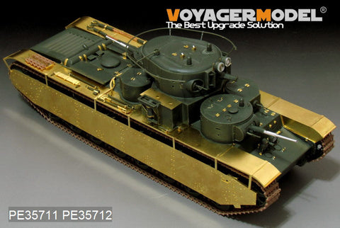 Voyager Model PE35711 1/35 WWII Russian T-35 Multi-Turret Tank Basic Photo-Etched Set (for HobbyBoss 83841)