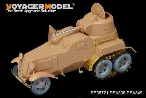 Voyager Model PE35721 1/35 WWII Russian BA-10 Armored Car Basic Photo-Etched Set (for HobbyBoss 83840)