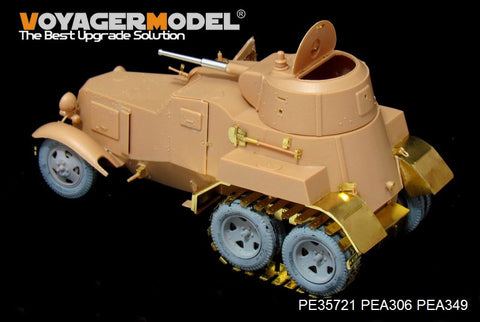 Voyager Model PE35721 1/35 WWII Russian BA-10 Armored Car Basic Photo-Etched Set (for HobbyBoss 83840)