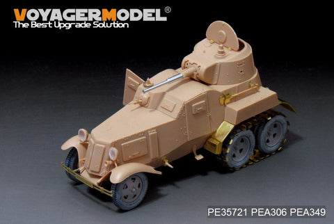 Voyager Model PE35721 1/35 WWII Russian BA-10 Armored Car Basic Photo-Etched Set (for HobbyBoss 83840)