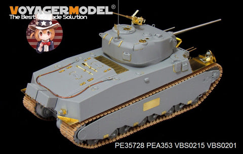 Voyager Model PE35728 1/35 WWII US M6 Heavy Tank Photo-Etched Set (for Dragon 6789)