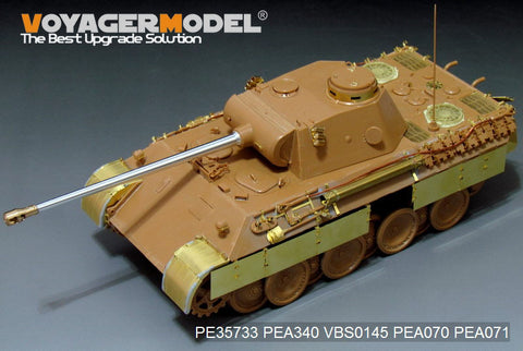 Voyager Model PE35733 1/35 WWII German Panther Ausf. D Basic Photo-Etched Set (for Zvezda 3678)