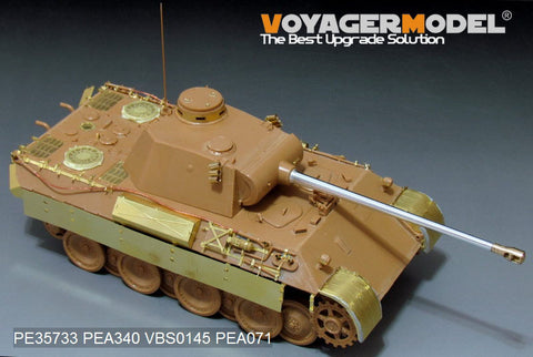 Voyager Model PE35733 1/35 WWII German Panther Ausf. D Basic Photo-Etched Set (for Zvezda 3678)