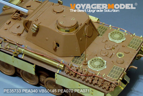 Voyager Model PE35733 1/35 WWII German Panther Ausf. D Basic Photo-Etched Set (for Zvezda 3678)