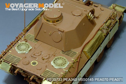 Voyager Model PE35733 1/35 WWII German Panther Ausf. D Basic Photo-Etched Set (for Zvezda 3678)