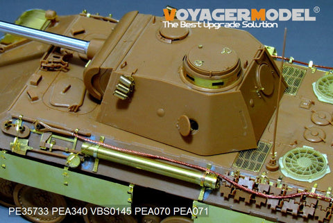 Voyager Model PE35733 1/35 WWII German Panther Ausf. D Basic Photo-Etched Set (for Zvezda 3678)