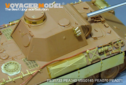 Voyager Model PE35733 1/35 WWII German Panther Ausf. D Basic Photo-Etched Set (for Zvezda 3678)