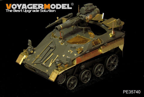 Voyager Model PE35740 1/35 Modern German Wiesel 1A1/A2 TOW Anti-Tank Missile Variant Photo-Etched Set (for AFV Club FV35265)