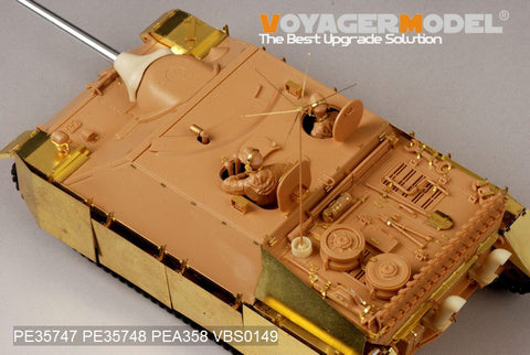Voyager Model PE35747 1/35 WWII German Panzer IV Tank Destroyer "Lang" L/70(V) Basic Photo-Etched Set (for Tamiya 35340)