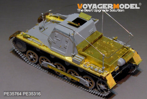 Voyager Model PE35764 1/35 WWII German Panzer I Command Tank Basic Photo-Etched Set (for Dragon 6218/6587)