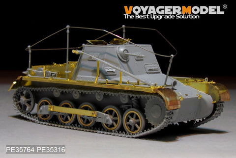 Voyager Model PE35764 1/35 WWII German Panzer I Command Tank Basic Photo-Etched Set (for Dragon 6218/6587)