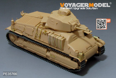 Voyager Model PE35766 1/35 WWII French Somua S35 Medium Tank Basic Photo-Etched Set (for Tamiya 35344)
