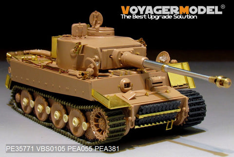 Voyager Model PE35771 1/35 WWII German Tiger I Early Production (Standard Specification) Photo-Etched Set (for Rye Field RM-5003)