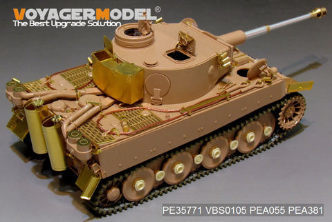 Voyager Model PE35771 1/35 WWII German Tiger I Early Production (Standard Specification) Photo-Etched Set (for Rye Field RM-5003)