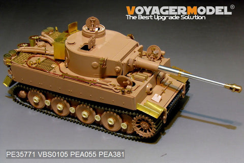 Voyager Model PE35771 1/35 WWII German Tiger I Early Production (Standard Specification) Photo-Etched Set (for Rye Field RM-5003)