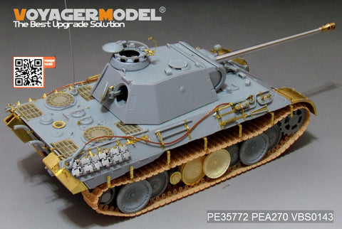 Voyager Model PE35772 1/35 WWII German Panther Ausf. A (Early Production) Basic Photo-Etched Set (for Dragon 6160)