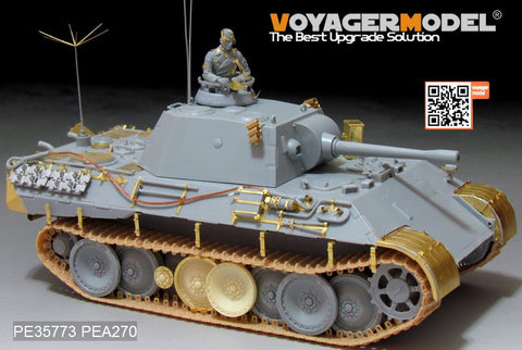 Voyager Model PE35773 1/35 WWII German Panther Ausf. D Artillery Observation Tank Basic Photo-Etched Set (for Dragon 6419/6813)