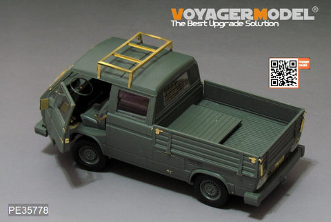 Voyager Model PE35778 1/35 Modern German T3 Transporter Truck (Double Cab) Photo-Etched Parts Set (for Takom 2014)