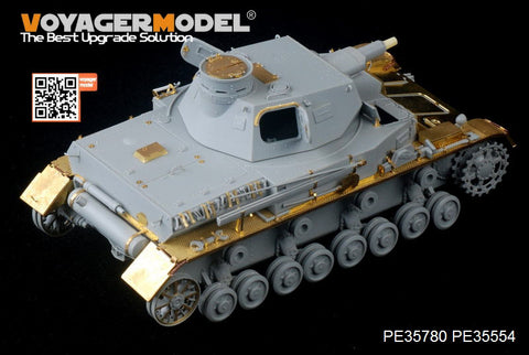 Voyager Model PE35780 1/35 WWII German Panzer IV Ausf. A (Up-armored Version) Basic Photo-Etched Set (for Dragon 6747/6816)