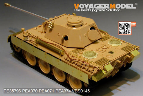 Voyager Model PE35796 1/35 WWII German Panther Ausf. D Basic Photo-Etched Set (for Tamiya 35345)