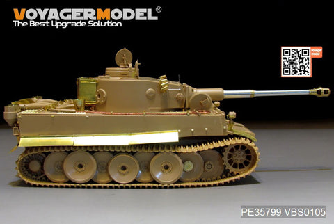 Voyager Model PE35799 1/35 WWII German Tiger I Initial Production (Afrika Korps) Photo-Etched Set (for Rye Field Model 5001)