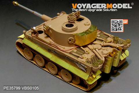 Voyager Model PE35799 1/35 WWII German Tiger I Initial Production (Afrika Korps) Photo-Etched Set (for Rye Field Model 5001)