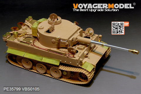 Voyager Model PE35799 1/35 WWII German Tiger I Initial Production (Afrika Korps) Photo-Etched Set (for Rye Field Model 5001)