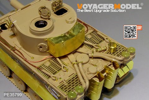 Voyager Model PE35799 1/35 WWII German Tiger I Initial Production (Afrika Korps) Photo-Etched Set (for Rye Field Model 5001)