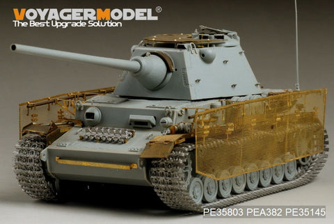Voyager Model PE35803 1/35 WWII German Panzer IV with Schmalturm Turret – Photo-Etched Set (for Dragon 6824)