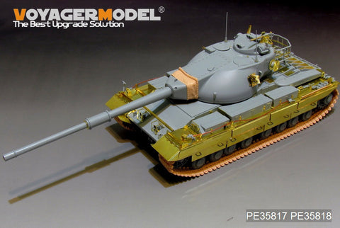 Voyager Model PE35817 1/35 British Conqueror Mk.II Heavy Tank Basic Photo-Etched Set (for Dragon 3555)