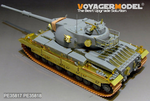 Voyager Model PE35817 1/35 British Conqueror Mk.II Heavy Tank Basic Photo-Etched Set (for Dragon 3555)