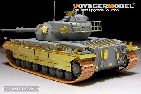 Voyager Model PE35817 1/35 British Conqueror Mk.II Heavy Tank Basic Photo-Etched Set (for Dragon 3555)