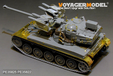Voyager Model PE35825 1/35 Modern French AMX-13/75 Light Tank & SS-11 Anti-Tank Missile Basic Photo-Etched Set (for Takom 2038)