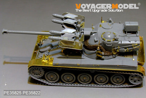 Voyager Model PE35825 1/35 Modern French AMX-13/75 Light Tank & SS-11 Anti-Tank Missile Basic Photo-Etched Set (for Takom 2038)