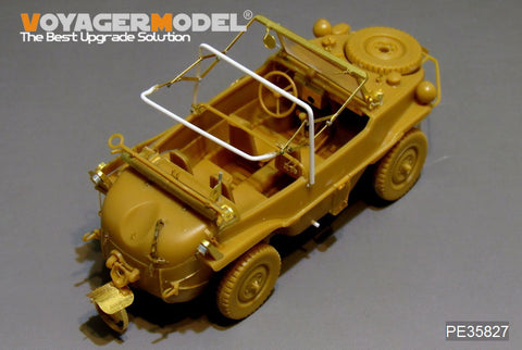 Voyager Model PE35827 1/35 WWII German Schwimmwagen Type 166 Photo-Etched Parts Set (for Hero 35001 / Tamiya)