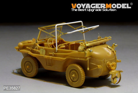 Voyager Model PE35827 1/35 WWII German Schwimmwagen Type 166 Photo-Etched Parts Set (for Hero 35001 / Tamiya)