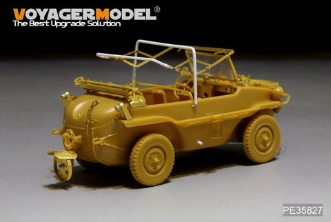 Voyager Model PE35827 1/35 WWII German Schwimmwagen Type 166 Photo-Etched Parts Set (for Hero 35001 / Tamiya)