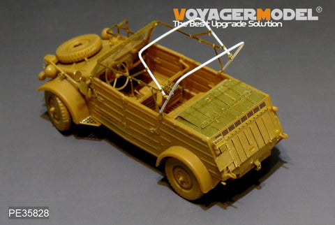 Voyager Model PE35828 1/35 WWII German Kübelwagen Type 82 Photo-Etched Set (for Hero 35002)