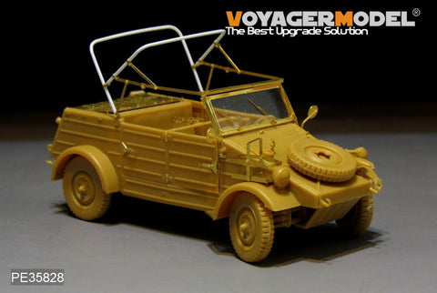Voyager Model PE35828 1/35 WWII German Kübelwagen Type 82 Photo-Etched Set (for Hero 35002)
