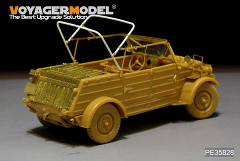 Voyager Model PE35828 1/35 WWII German Kübelwagen Type 82 Photo-Etched Set (for Hero 35002)