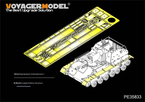 Voyager Model PE35833 1/35 WWII Russian Self-Propelled Gun SU-76M Fenders (for Tamiya 35348)