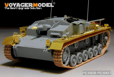 Voyager Model PE35836 1/35 WWII German StuG III Ausf. E Basic Photo-Etched Set (for Dragon 6688)