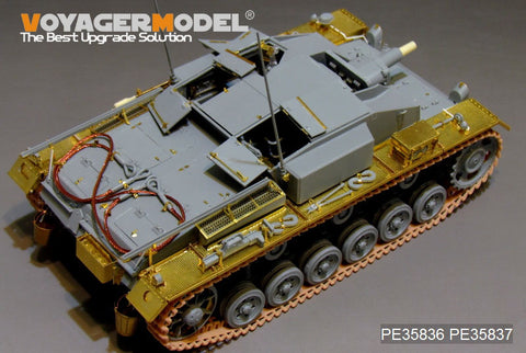 Voyager Model PE35836 1/35 WWII German StuG III Ausf. E Basic Photo-Etched Set (for Dragon 6688)
