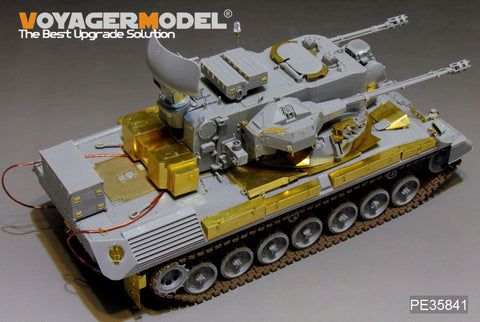 Voyager Model PE35841 1/35 Modern German Gepard A2 Self-Propelled Anti-Aircraft Gun Basic Photo-Etched Set (for Takom 2044)